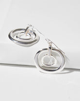 Chico's Women | Silver Tone Drop Pendant Earrings SILVER