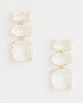 Chico's Women | Neutral Faceted Drop Earrings PALE PINK