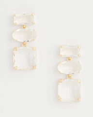 Chico's Women | Neutral Faceted Drop Earrings PALE PINK