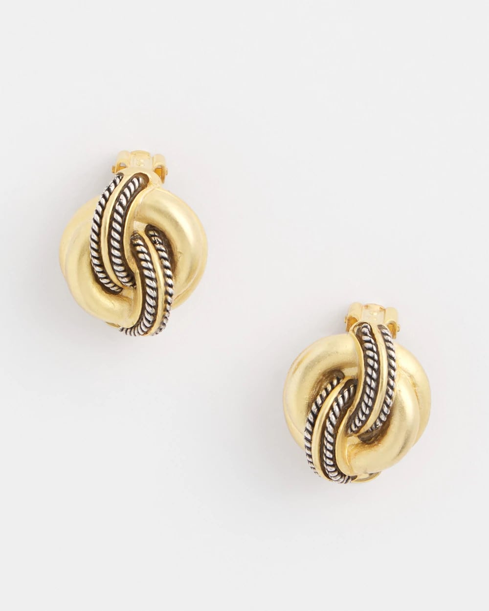Chico's Women | No Droop™ Gold Knot Clip-On Earrings GOLD