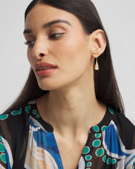 Chico's Women | No Droop™ Gold Tone Teardrop Threader Earrings