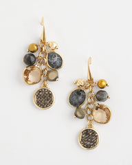 Chico's Women | Galaxy Cluster Drop Earrings NEUTRAL