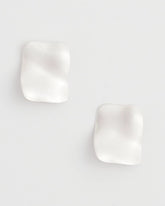 Chico's Women | Square Oversized Stud Earrings SILVER