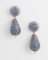 Chico's Women | Wrapped Teardrop Post Earrings BLUE