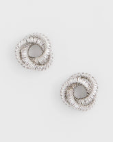 Chico's Women | Silvertone Twisted Stud Earrings SILVER