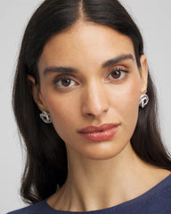 Chico's Women | Silvertone Twisted Stud Earrings SILVER