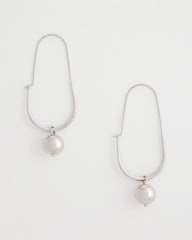 Chico's Women | Silver Bead Threader Earrings SILVER