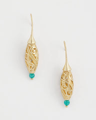 Chico's Women | Gold Lantern Drop Earrings GOLD