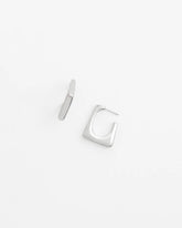 Chico's Women | No Droop® Silver Tone Square Hoops SILVER
