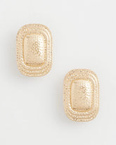 Chico's Women | No Droop® Goldtone Square Clip-On Earrings GOLD