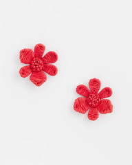Chico's Women | No Droop™ Coral Floral Stud Earrings CORAL