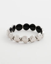 Chico's Women | Reversible Round Stretch Bracelet BLACK