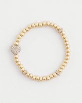 Chico's Women | Gold Heart Stretch Bracelet GOLD