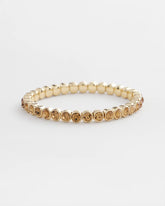 Amber Hues Shiny Stretch Bracelet