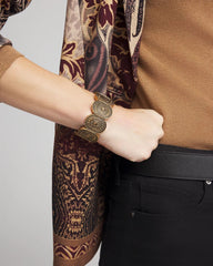 Chico's Women | Medallion Stretch Bracelet GOLD