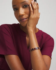 Chico's Women | Chianti Square Stretch Bracelet DEEP CHIANTI