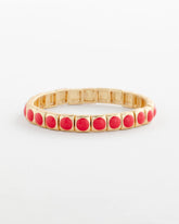 Chico's Women | Bold Orange Goldtone Stretch Bracelet ORANGE
