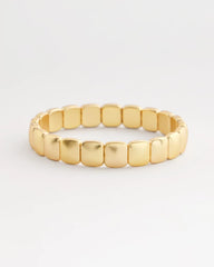Chico's Women | Golden Matte Square Stretch Bracelet GOLD