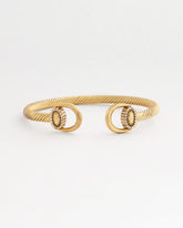 Chico's Women | Equestrian Horsebit Goldtone Cuff Bracelet GOLD