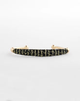 Chico's Women | Thread Wrapped Cuff Bracelet BLACK/GOLD