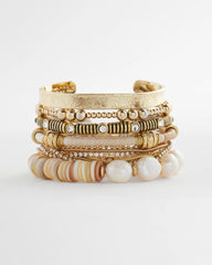 Goldtone Multistrand Bracelet