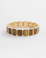 Chico's Women | Neutral Square Stretch Bracelet NEUTRAL