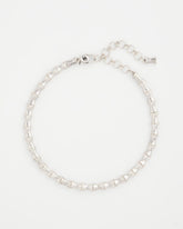 Chico's Women | Silvertone Bamboo Collar Necklace SILVER