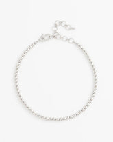 Chico's Women | Silvertone Beaded Necklace SILVER