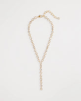 Chico's Women | Bezel Set Goldtone Y-Necklace GOLD