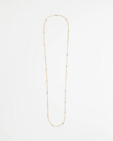 Chico's Women | Fine Crystal Long Chain Necklace GOLD