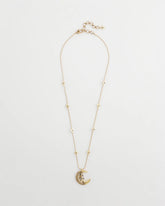Chico's Women | Gold Moon Pendant Necklace GOLD