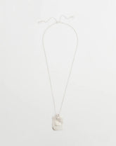 Chico's Women | Adjustable Square Pendant Necklace SILVER