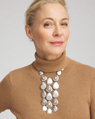Chico's Women | Island Metal Linear Necklace MIXED METALS
