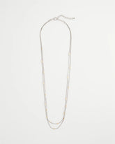 Chico's Women | Mixed Metal Double Strand Necklace MIXED METALS