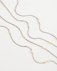 Chico's Women | Mixed Metal Double Strand Necklace MIXED METALS