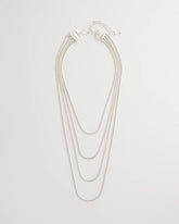 Chico's Women | Multi-Layer Snake Chain Necklace SILVER
