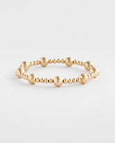 Chico's Women | Gold-tone Medium Bead Stretch Bracelet