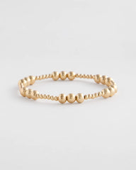 Chico's Women | Gold-tone Small Bead Stretch Bracelet