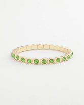 Chico's Women | Small Faceted Stretch Bracelet GREEN