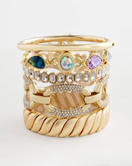 Chico's Women | Large Pave Link Toggle Bracelet GOLD
