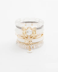 Chico's Women | Goldtone Stretch Tennis Bracelet GOLD
