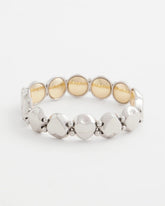 Chico's Women | Reversible Round Stretch Bracelet MIXED METALS