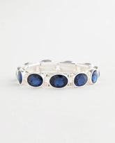 Chico's Women | Large Faceted Gem Stretch Bracelet BLUE