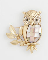 Chico's Women | Goldtone Owl Brooch GOLD