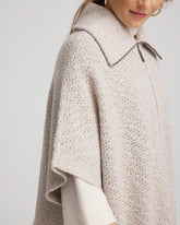 Chico's Women | Zip-Front Collared Ruana NEUTRAL