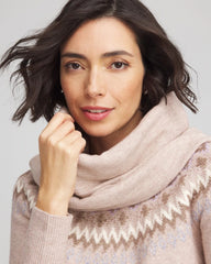 Chico's Women | Fair Isle Reversible Snood BIRCH BARK