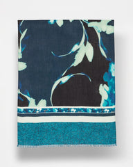 Chico's Women | Glacier Colorblock Oblong Scarf BLACK