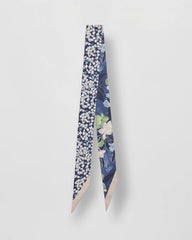 Chico's Women | Printed Woven Skinny Scarf PASSPORT BLUE