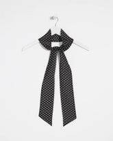 Chico's Women | Polka Dot Skinny Scarf BLACK