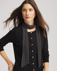 Polka Dot Skinny Scarf